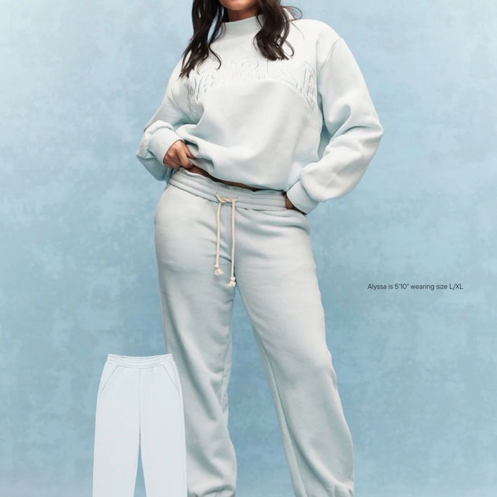 Parke Tonal Drawstring Unisex Sweatpants Ice